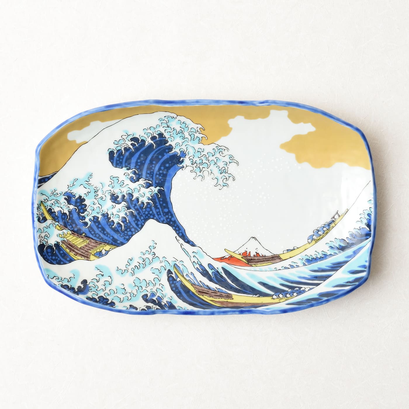 Kutani ware featuring Hokusai Katsushika - Japanese Kutani Store
