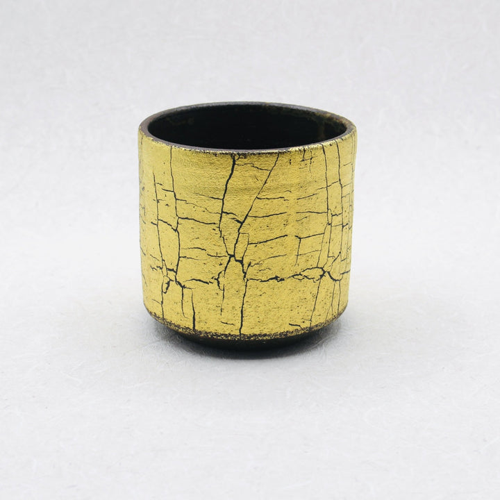 九谷焼 色いろかっぷ・金箔彩 九谷明山 作 桐箱付き | Japanese Kutani