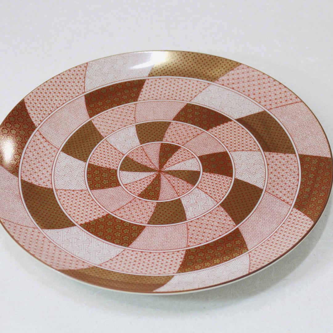9.5号皿 赤絵金襴手 皿1枚 | Japanese Kutani Store | 九谷焼