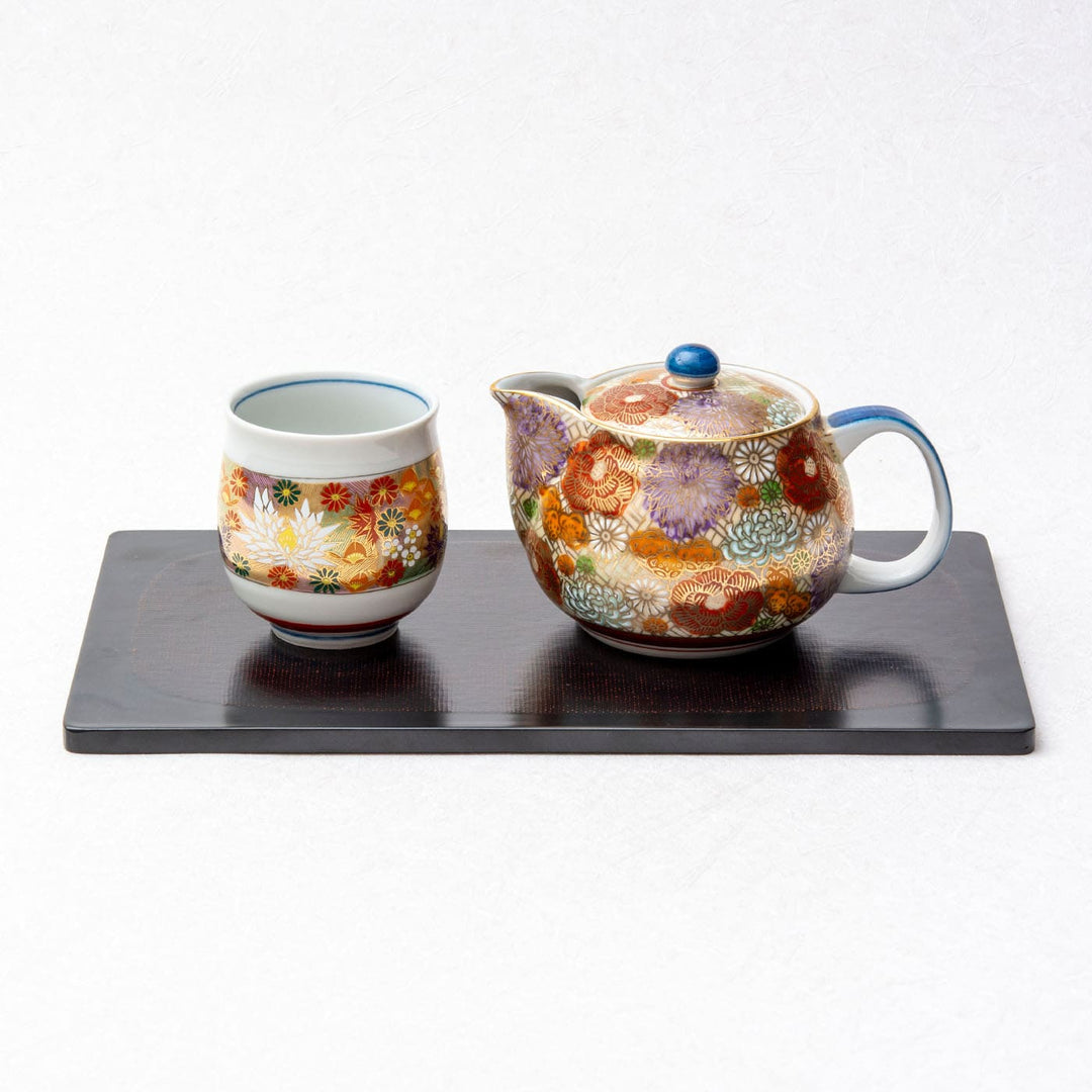 九谷 茶壺 kutani-ware-japanese-teapot-